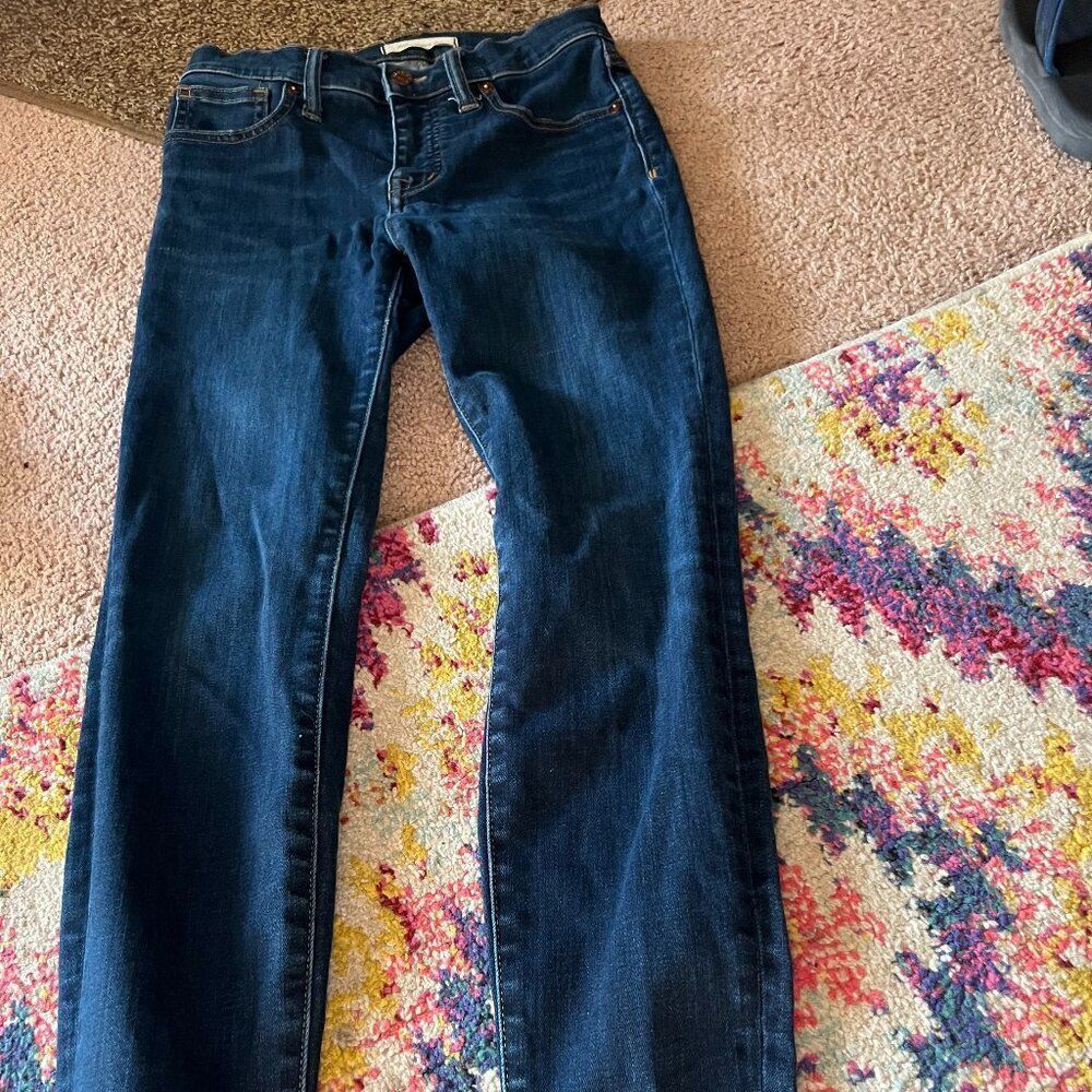 Madewell 9" high rise skinny jeans 26S